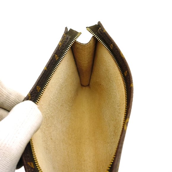 Louis Vuitton Monogram Canvas Leather Toiletry Pouch 20 Travel Bag - Picture 8 of 10